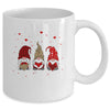 Valentine Gnomes Hearts Leopard Plaid Gift For Girlfriend Mug Coffee Mug | Teecentury.com