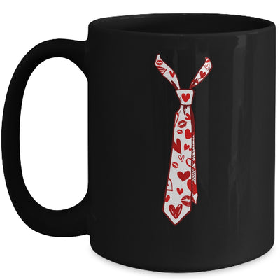 Valentine Tie For Men Heart Tie Heart Tie For Me Mug | teecentury