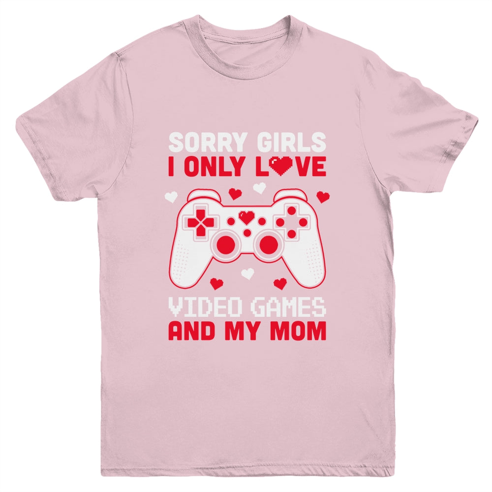 Valentines Day Boys Kids Girls Son Video Games Funny Gamer Youth Shirt | teecentury