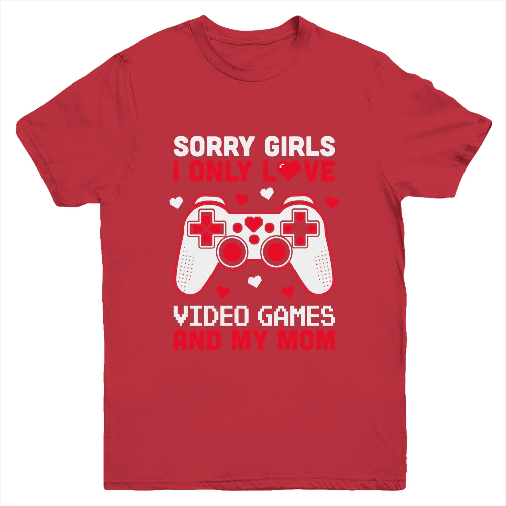 Valentines Day Boys Kids Girls Son Video Games Funny Gamer Youth Shirt | teecentury