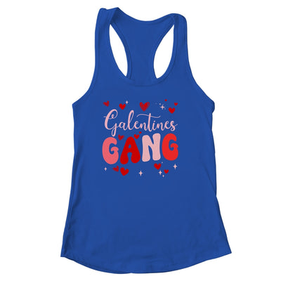 Valentines Day Galentines Gang Funny For Single Women Groovy Shirt & Tank Top | teecentury
