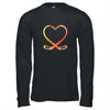 Valentines Day Heart Hockey Stick Gift T-Shirt & Hoodie | Teecentury.com