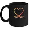 Valentines Day Heart Hockey Stick Gift Mug Coffee Mug | Teecentury.com