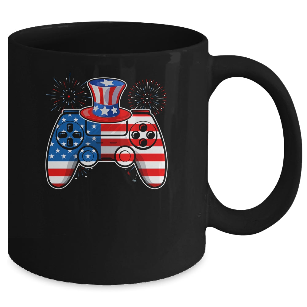 Video Game 4th Of July Gaming Funny Boys Kids Teens Gamer Mug Coffee Mug | Teecentury.com
