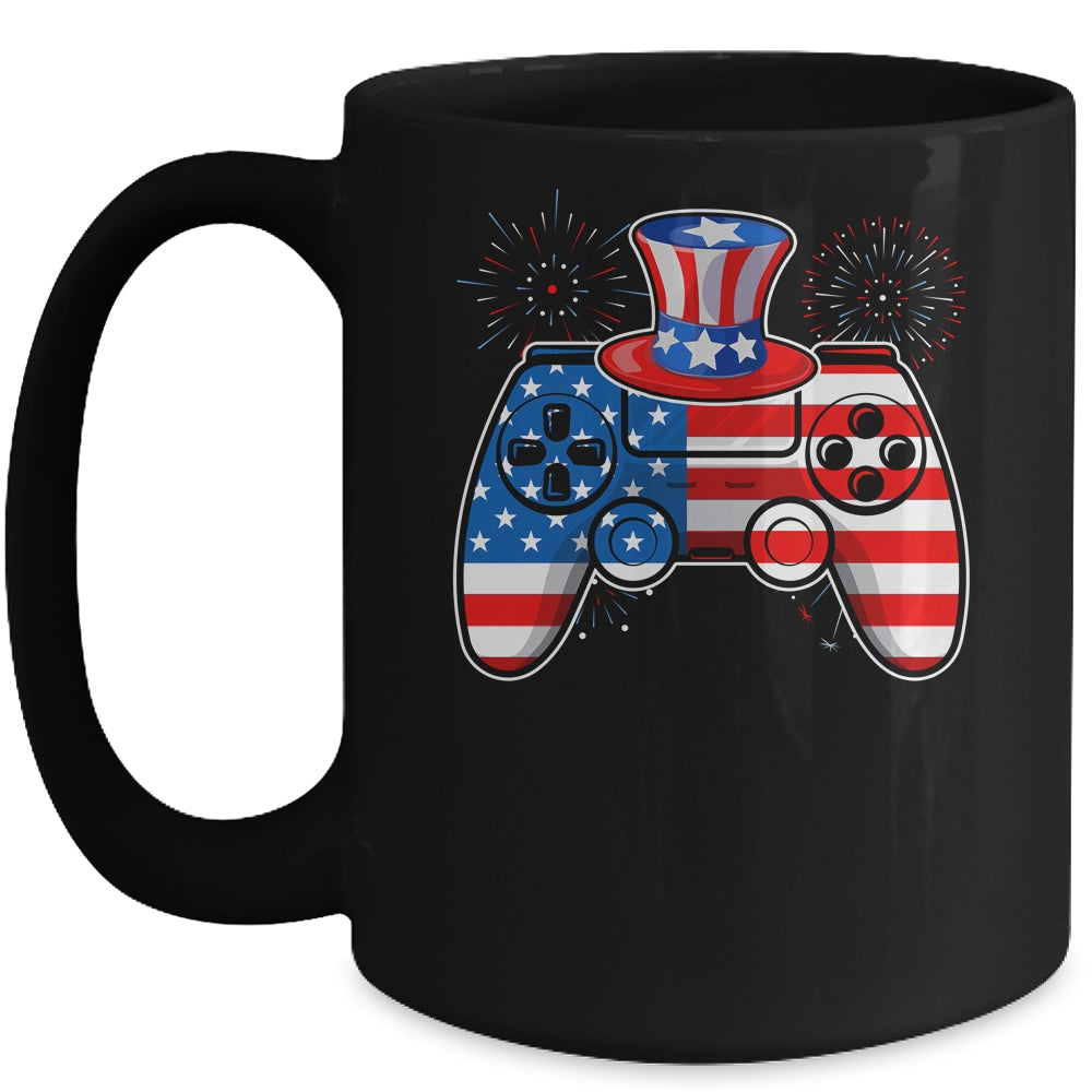 Video Game 4th Of July Gaming Funny Boys Kids Teens Gamer Mug Coffee Mug | Teecentury.com