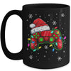 Video Game Controller Christmas Santa Hat Boys Gamer Mug | teecentury