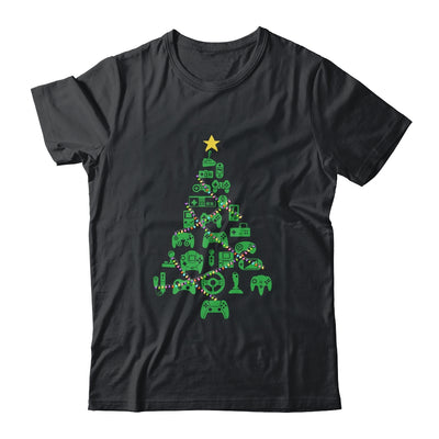 Video Game Controller Christmas Tree Gifts For Gamer T-Shirt & Sweatshirt | Teecentury.com
