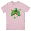 Video Game Controller Irish Gamer Boys Happy St Patricks Day Youth Shirt | teecentury