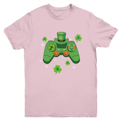 Video Game Controller Irish Gamer Boys Happy St Patricks Day Youth Shirt | teecentury