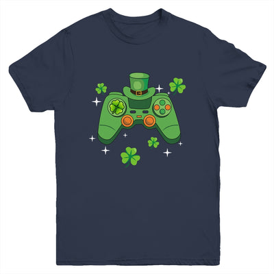 Video Game Controller Irish Gamer Boys Happy St Patricks Day Youth Shirt | teecentury