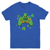 Video Game Controller Irish Gamer Boys Happy St Patricks Day Youth Shirt | teecentury