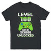 Video Gamer Student 100th Days Of School Kids Boys Teens Youth Youth Shirt | Teecentury.com