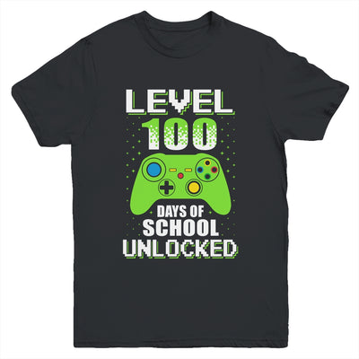 Video Gamer Student 100th Days Of School Kids Boys Teens Youth Youth Shirt | Teecentury.com