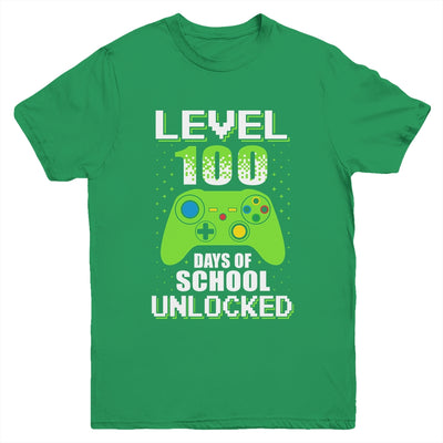 Video Gamer Student 100th Days Of School Kids Boys Teens Youth Youth Shirt | Teecentury.com