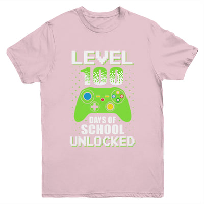 Video Gamer Student 100th Days Of School Kids Boys Teens Youth Youth Shirt | Teecentury.com
