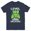 Video Gamer Student 100th Days Of School Kids Boys Teens Youth Youth Shirt | Teecentury.com