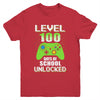 Video Gamer Student 100th Days Of School Kids Boys Teens Youth Youth Shirt | Teecentury.com