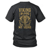Viking Blood Runs Through My Veins Viking Ship T-Shirt & Hoodie | Teecentury.com
