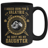 Viking For Men I Asked Odin He Sent Me My Daughter Mug Coffee Mug | Teecentury.com