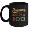 Vintage 10 Birthday Decorations Men Women Awesome Since 2013 Mug | teecentury