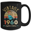 Vintage 1960 62th Birthday Women 62 Years Old Mug | teecentury