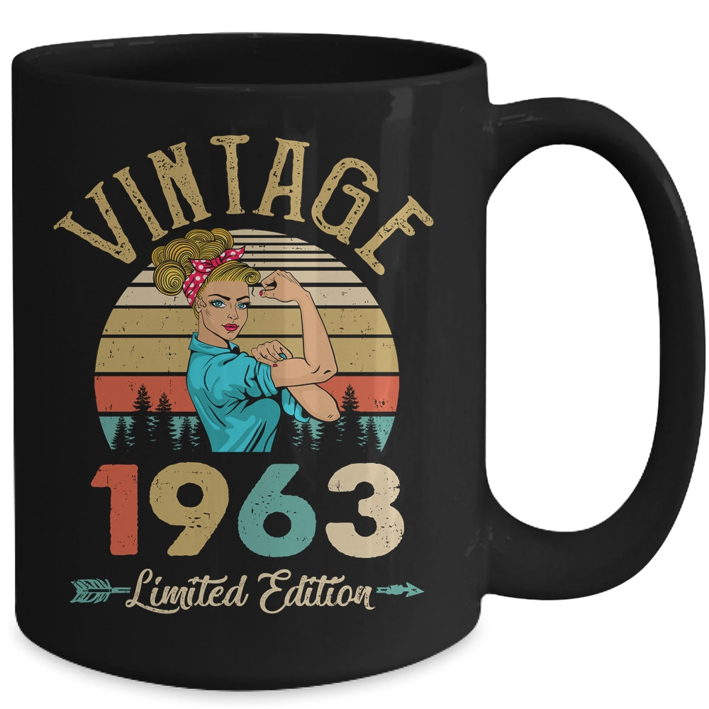 Vintage 1963 59th Birthday Women 59 Years Old Mug | teecentury