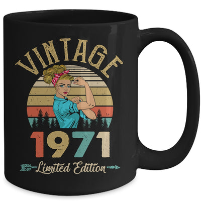 Vintage 1971 51th Birthday Women 51 Years Old Mug | teecentury