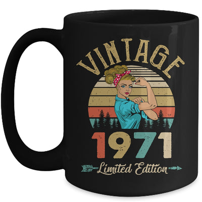 Vintage 1971 51th Birthday Women 51 Years Old Mug | teecentury