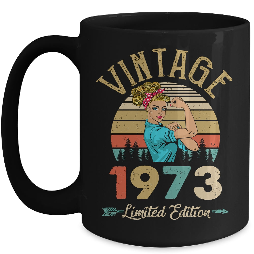 Vintage 1973 49th Birthday Women 49 Years Old Mug | teecentury