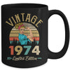 Vintage 1974 48th Birthday Women 48 Years Old Mug | teecentury