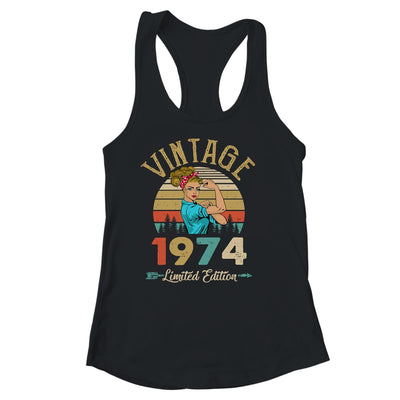 Vintage 1974 48th Birthday Women 48 Years Old Shirt & Tank Top | teecentury