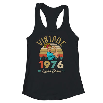 Vintage 1976 46th Birthday Women 46 Years Old Shirt & Tank Top | teecentury