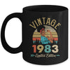 Vintage 1983 39th Birthday Afro Black Woman 39 Years Old Mug | teecentury