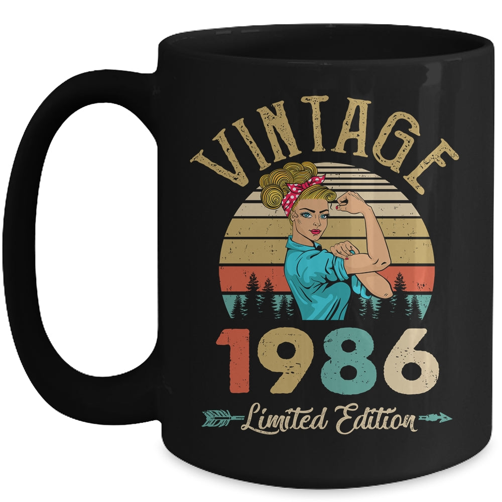Vintage 1986 36th Birthday Women 36 Years Old Mug | teecentury