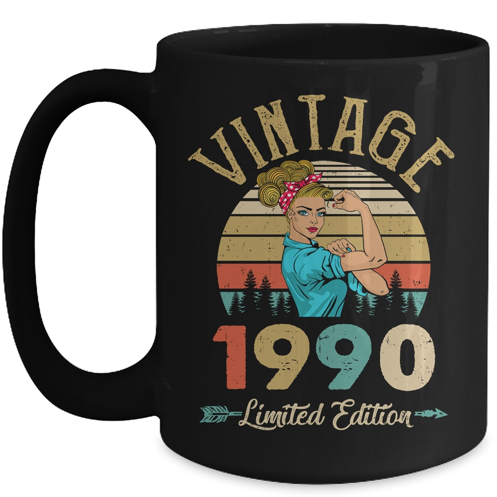 Vintage 1990 32th Birthday Women 32 Years Old Mug | teecentury