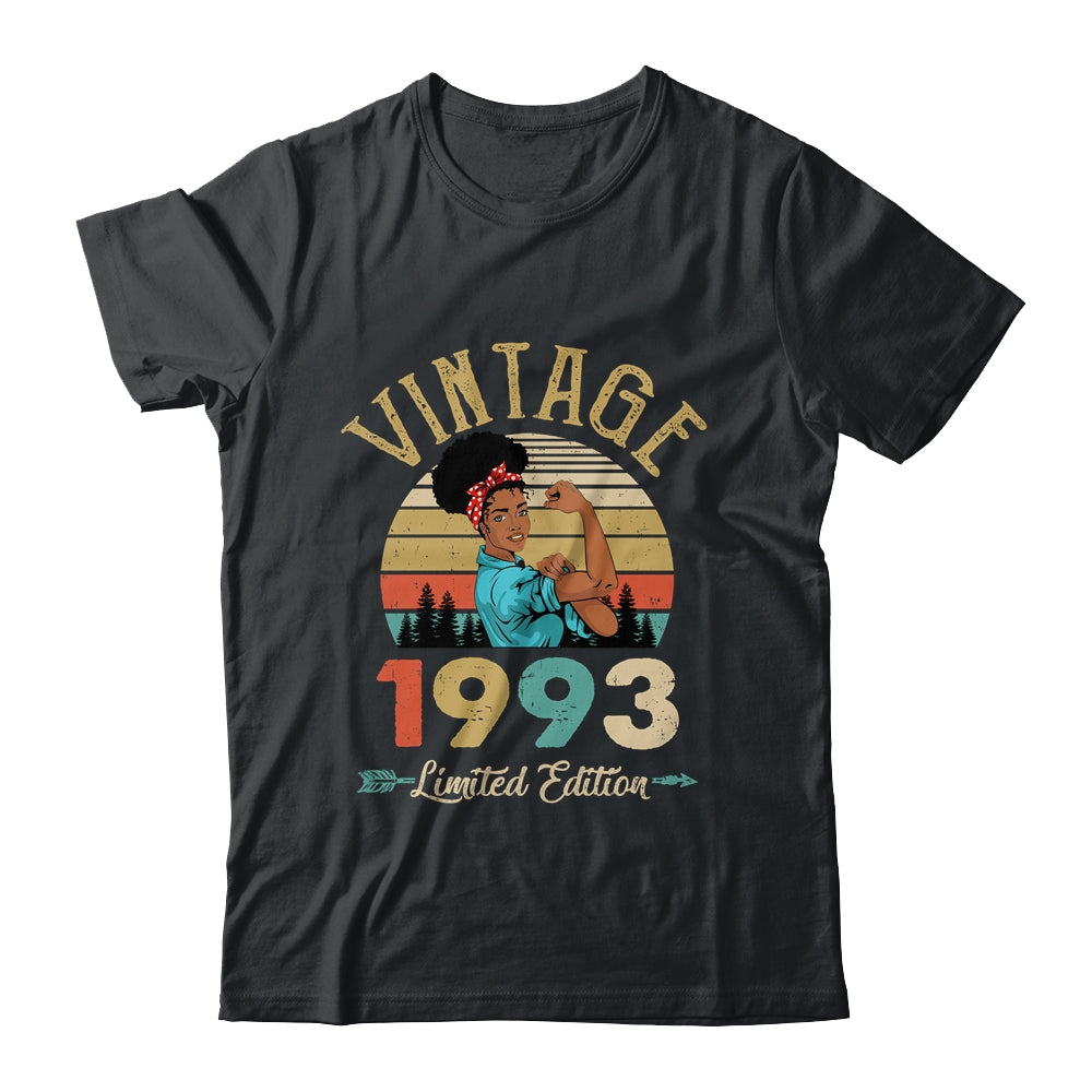 Vintage 1993 29th Birthday Afro Black Woman 29 Years Old Shirt & Hoodie | teecentury