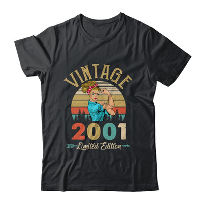 Vintage 2001 21th Birthday Women 21 Years Old Shirt & Tank Top | teecentury