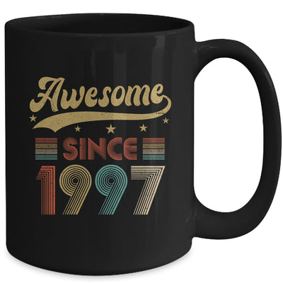 Vintage 26 Birthday Decorations Men Women Awesome Since 1997 Mug | teecentury