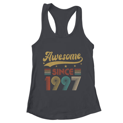 Vintage 26 Birthday Decorations Men Women Awesome Since 1997 Shirt & Tank Top | teecentury