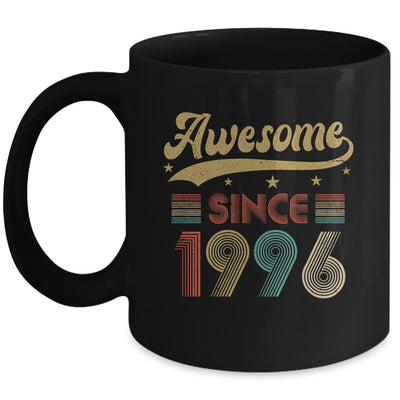 Vintage 27 Birthday Decorations Men Women Awesome Since 1996 Mug | teecentury