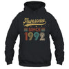 Vintage 31 Birthday Decorations Men Women Awesome Since 1992 Shirt & Tank Top | teecentury