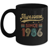 Vintage 37 Birthday Decorations Men Women Awesome Since 1986 Mug | teecentury