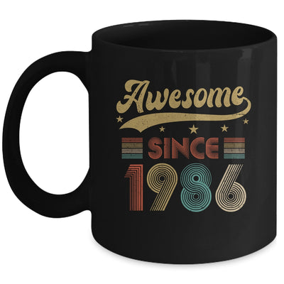 Vintage 37 Birthday Decorations Men Women Awesome Since 1986 Mug | teecentury