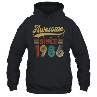 Vintage 37 Birthday Decorations Men Women Awesome Since 1986 Shirt & Tank Top | teecentury