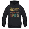 Vintage 38 Birthday Decorations Men Women Awesome Since 1985 Shirt & Tank Top | teecentury