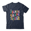 Vintage 4th Fourth Grade Teacher Back To School Shirt & Hoodie | teecentury