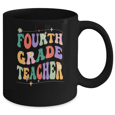 Vintage 4th Fourth Grade Teacher Back To School Mug | teecentury