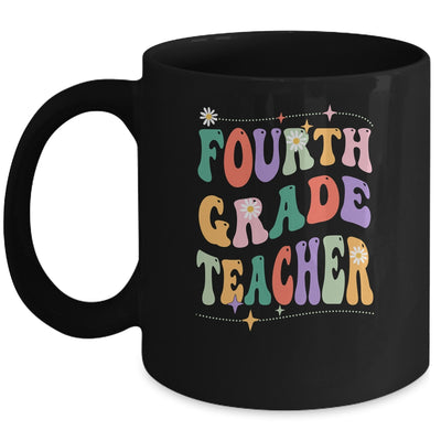 Vintage 4th Fourth Grade Teacher Back To School Mug | teecentury