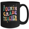 Vintage 4th Fourth Grade Teacher Back To School Mug | teecentury