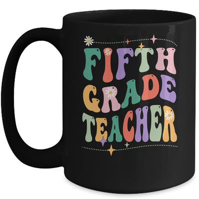 Vintage 5th Fifth Grade Teacher Back To School Mug | teecentury